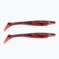 Strike Pro Pig Shad Jr esca in gomma 2 pezzi nero/rosso TEV-SP172C-116