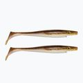 Strike Pro Pig Shad Tournament 2 pezzi esca in gomma marrone TEV-SP172M-108
