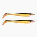 Strike Pro Pig Shad Tournament esca in gomma 2 pezzi grigio-giallo TEV-SP172M-C041