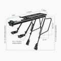 Portapacchi per bici Rockbros 33210004001 Bike Rear Rack black 2