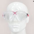 Maschera subacquea Cressi Marea trasparente/rosa 7