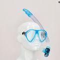 Set da snorkeling Cressi Ocean + Gamma trasparente/acquamarina 8