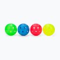 UNIHOC Crater floorballs 4 pezzi giallo/rosso/blu