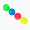 UNIHOC Crater floorballs 4 pezzi giallo/rosso/blu 2