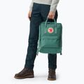 Zaino da escursionismo Fjällräven Kanken 16 l verde ghiaccio 12