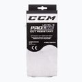 Calze da hockey CCM Pro Cut '19 bianco/nero 4