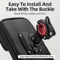 Borsa da manubrio per bicicletta Rockbros 301101770001 WP Bike Phone Bag for 6.7" black 4
