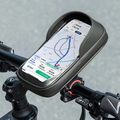 Borsa da manubrio per bicicletta Rockbros 301101770001 WP Bike Phone Bag for 6.7" black 8