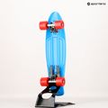 Meteor 23690 neon blu/rosso/argento footy skateboard 10