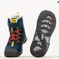 KEEN Greta Boot WP stivali da neve per bambini blu corallo/rosa pavone 12
