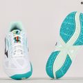 Scarpe da tennis da donna Mizuno Break Shot 3 AC bianco e verde 61GA212623 14