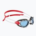 Occhiali da nuoto Zoggs Predator bianco/ rosso/ blu tinta