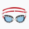 Occhiali da nuoto Zoggs Predator bianco/ rosso/ blu tinta 2
