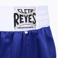 Pantaloncini da boxe in raso Cleto Reyes da uomo blu/bianco 3