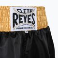 Pantaloncini da boxe in raso da uomo Cleto Reyes nero/oro 3