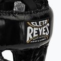 Cleto Reyes Protezioni guancia Casco da boxe in pelle nero 4