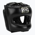 Casco da pugilato Cleto Reyes con visiera a punta in nylon nero