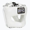 Casco da pugilato Cleto Reyes con visiera a punta in nylon bianco