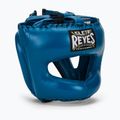 Casco da pugilato Cleto Reyes con faccia a punta e barra in nylon blu