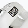 Casco da pugilato Cleto Reyes con barra facciale rotonda bianco 4