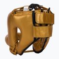 Casco da pugilato Cleto Reyes con barra facciale rotonda oro 3