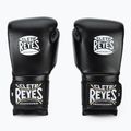 Guantoni da boxe Cleto Reyes Velcro Sparring black silver 2