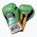 Cleto Reyes guantoni da boxe in pelle verde/oro da allenamento ad alta precisione wbc