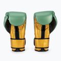 Cleto Reyes Velcro Sparring verde metallizzato/oro guanti da boxe wbc 3