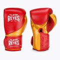 Guantoni da boxe in pelle rosso/oro Cleto Reyes High Precision Training