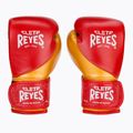 Guantoni da boxe in pelle rosso/oro Cleto Reyes High Precision Training 2