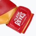 Guantoni da boxe in pelle rosso/oro Cleto Reyes High Precision Training 6