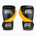 Guantoni da boxe in pelle nera/gialla Cleto Reyes High Precision Training 2