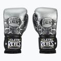 Guanti da boxe Cleto Reyes Velcro Sparring argento/nero 2