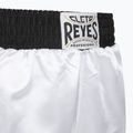 Pantaloncini da boxe in raso da uomo Cleto Reyes bianco/nero 3