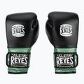 Cleto Reyes Velcro Sparring verde metallizzato/nero guantoni da boxe 8