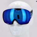 Maschere da snowboard da donna ROXY Popscreen Cluxe J true black akio/sonar ml revo blue 12