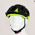 Casco da bici Alpina Carapax 2.0 nero neon/giallo opaco 10