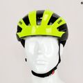 Casco da bici UVEX Rise CC giallo neon/nero 9