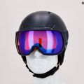 Casco da sci da donna Salomon Icon LT Visor S2 glicine blu/marino medio 9