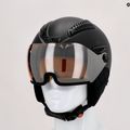 Casco da sci da donna UVEX Hlmt 600 visiera nero/opaco 9