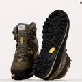 Scarponi da trekking da uomo Dolomite Zermatt GTX data brown/marsh green 9