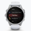 Orologio Garmin Fenix 8 43 mm Amoled silver/white stone