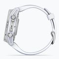 Orologio Garmin Fenix 8 43 mm Amoled silver/white stone 5