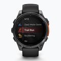 Orologio Garmin Fenix 8 47 mm Amoled slate gray/black