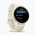 Orologio Garmin Vivoactive 6 lunar gold/bone 2