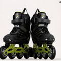 FILA Pattini a rotelle per bambini Wizy Alu nero/lime 9