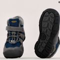 KEEN Knotch Chukka, scarponcini da trekking per bambini in acciaio grigio/blu wing teal 7