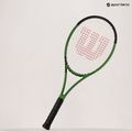 Racchetta da tennis Wilson Blade 101L V8.0 verde WR079710U 8