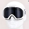 Occhiali da sci Oakley O-Frame 2.0 Pro M bianco opaco/grigio scuro 7