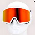 Occhiali da sci Oakley Target Line L bianco opaco/ iridium fuoco 6